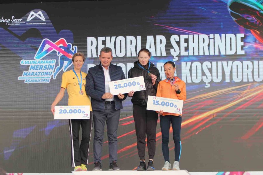 6. Uluslararası Mersin Maratonu’nda Ödüller Sahiplerini Buldu