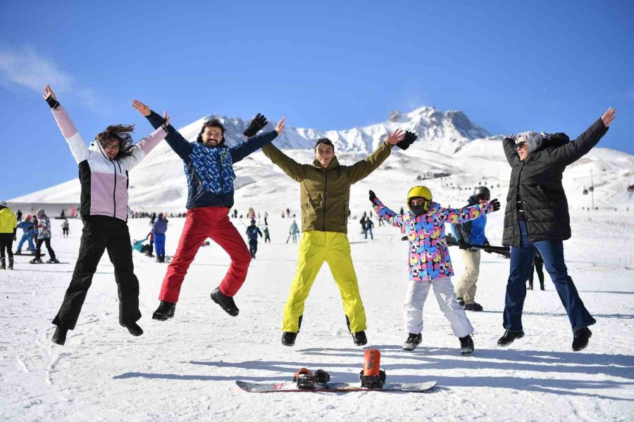 Erciyes Hafta Sonu 70 Bin Ziyaretçi Ağırladı