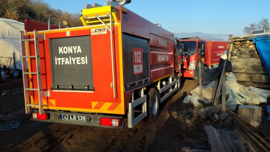 Konya’da Çıkan Yangında Karı Koca Hayatını Kaybetti