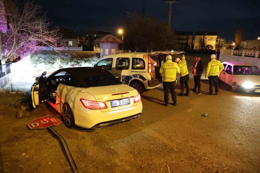 Alkollü Şekilde Polisten Kaçtı, Kaza Yapıp Yakalanınca Polisi Valiye Şikayet Etmekle Tehdit Etti