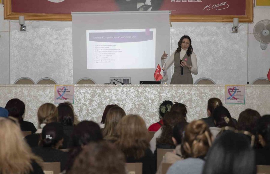 Mersin’de Kadınlar ’meme Kanseri’ Konusunda Bilinçlendiriliyor