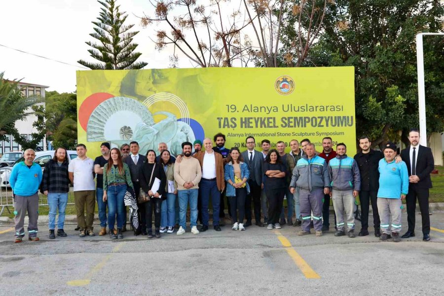 19. Alanya Uluslararası Taş Heykel Sempozyumu Sona Erdi