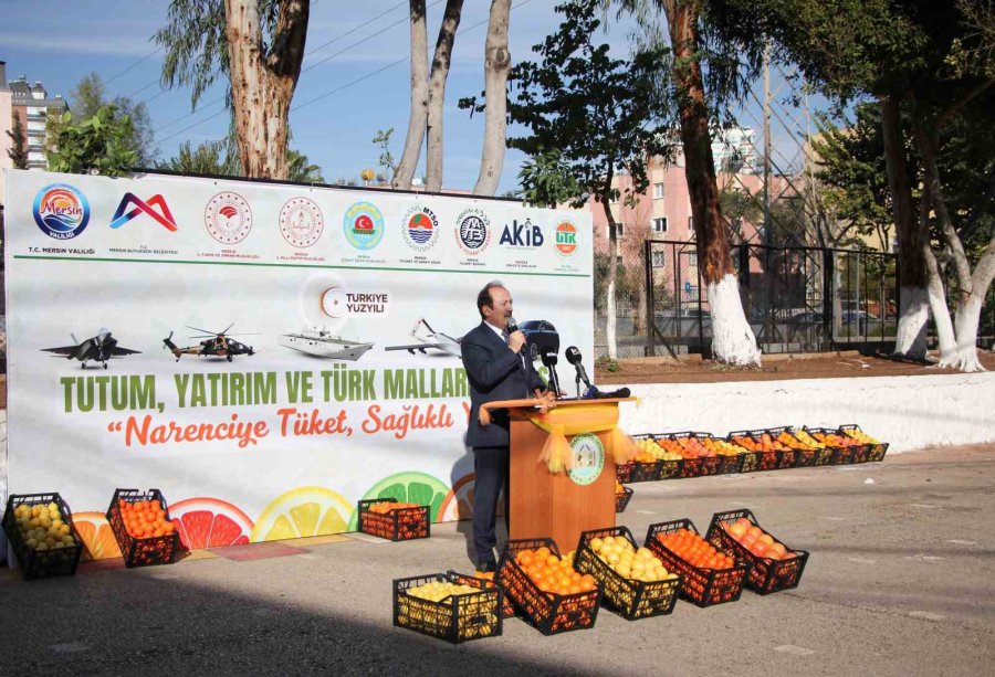 Mersin’de ’narenciye Tüket, Sağlıklı Yaşa’ Etkinliği Düzenlendi