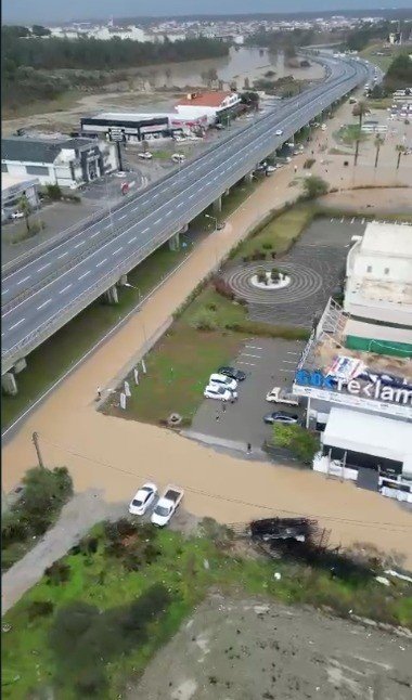 Sele Teslim Olan Manavgat Havadan Görüntülendi