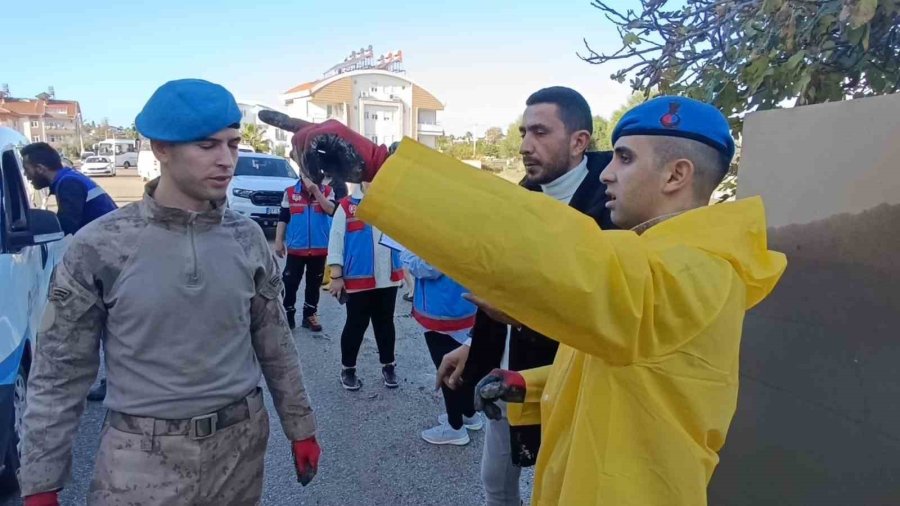 Manavgat Ta Dün Yaşanan Sel Felaketinin Yaraları Sarılmaya Başladı