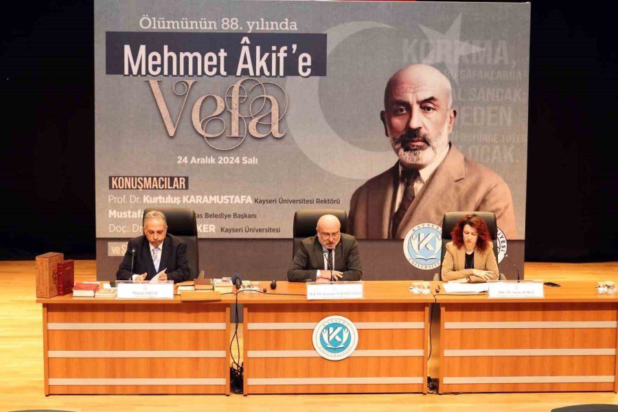 Mehmet Akif Ersoy’a Talas’ta Vefa