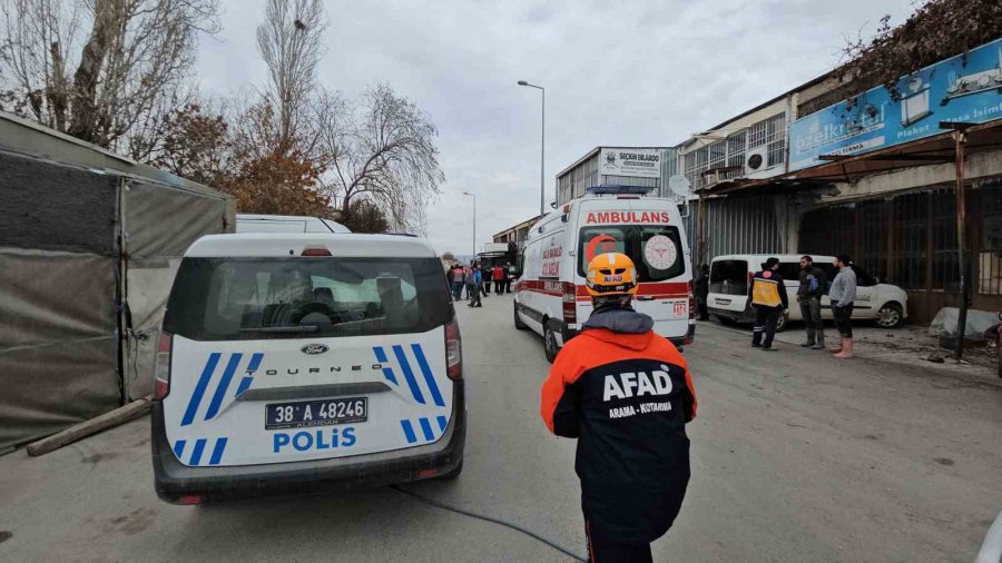 Kayseri’de Çelik Eşya Üretim Atölyesinde Patlama: 3 Yaralı