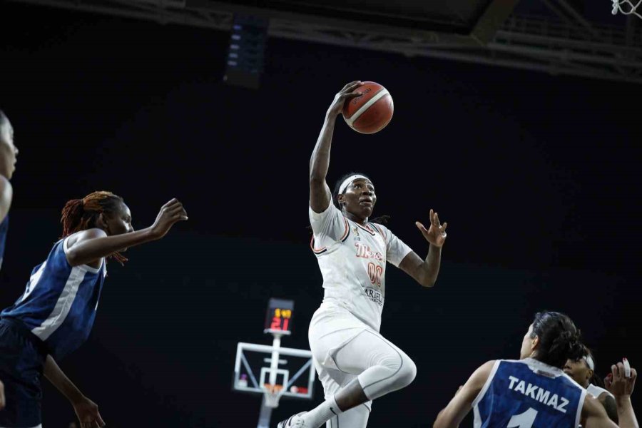 Türkiye Kadınlar Basketbol Ligi: Çbk Mersin: 83 - Emlak Konut: 82