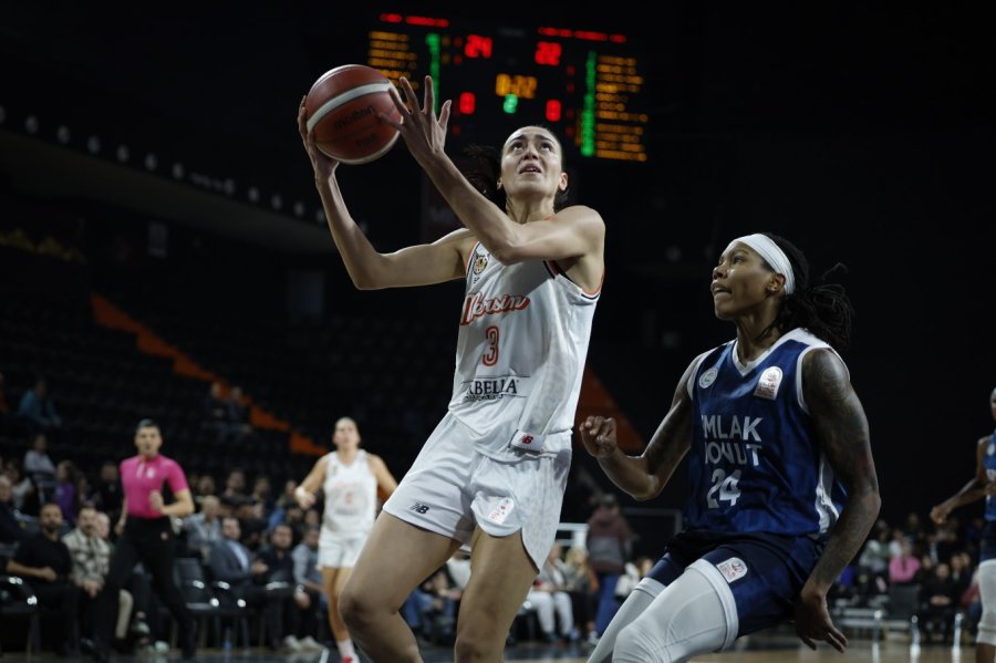 Türkiye Kadınlar Basketbol Ligi: Çbk Mersin: 83 - Emlak Konut: 82