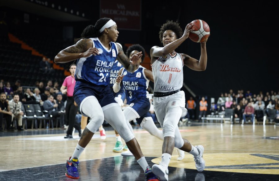 Türkiye Kadınlar Basketbol Ligi: Çbk Mersin: 83 - Emlak Konut: 82