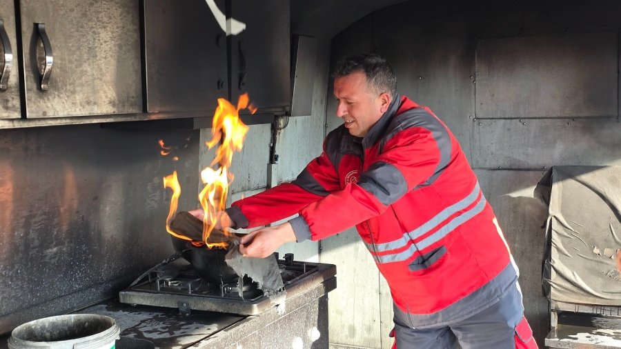 Kocasinan’da Gerçeğini Aratmayan Yangın Tatbikatı