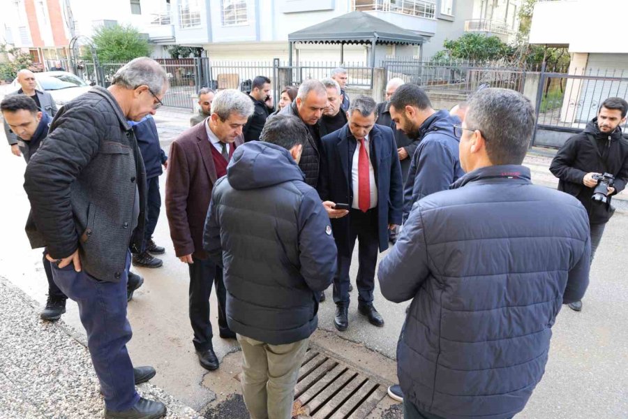 Manavgat Belediyesi Selden Etkilenen Vatandaşları Yalnız Bırakmadı