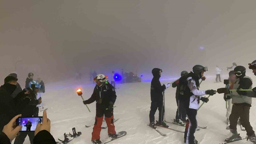 Yeni Yıl Coşkusunu Erciyes’te Yaşadılar