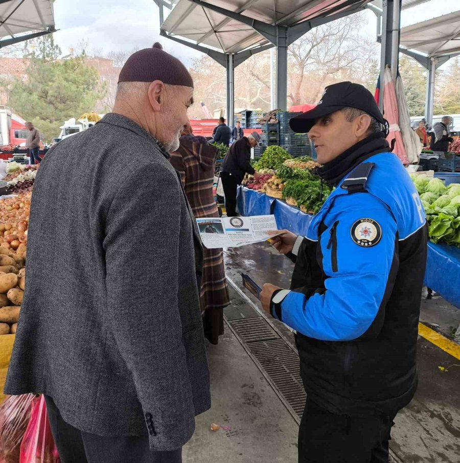 Niğde Emniyet Müdürlüğü’nden Önleyici Faaliyet Ve Bilgilendirme Çalışmaları