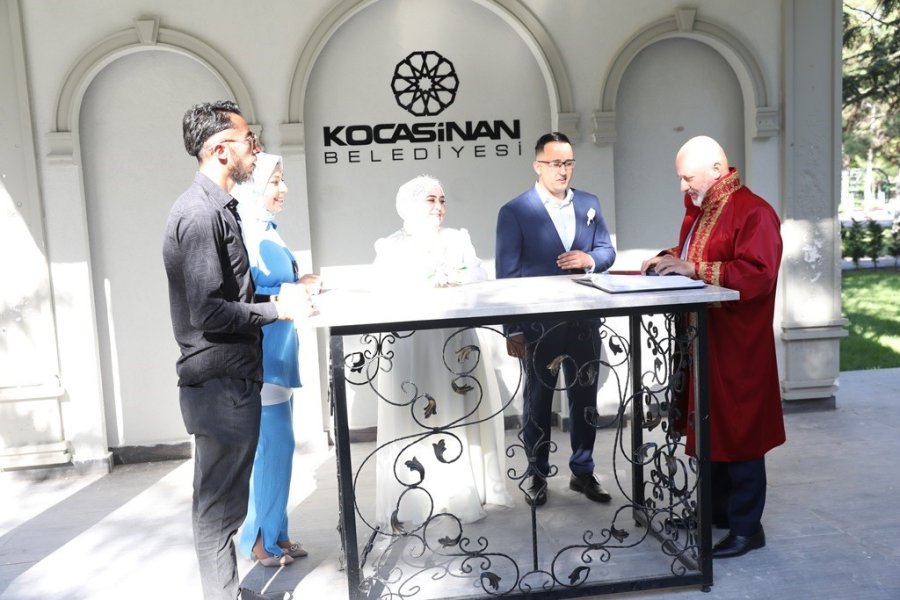 Kocasinan, 2024 Yılında 2 Bin 764 Mutlu Evliliğin Temelini Attı