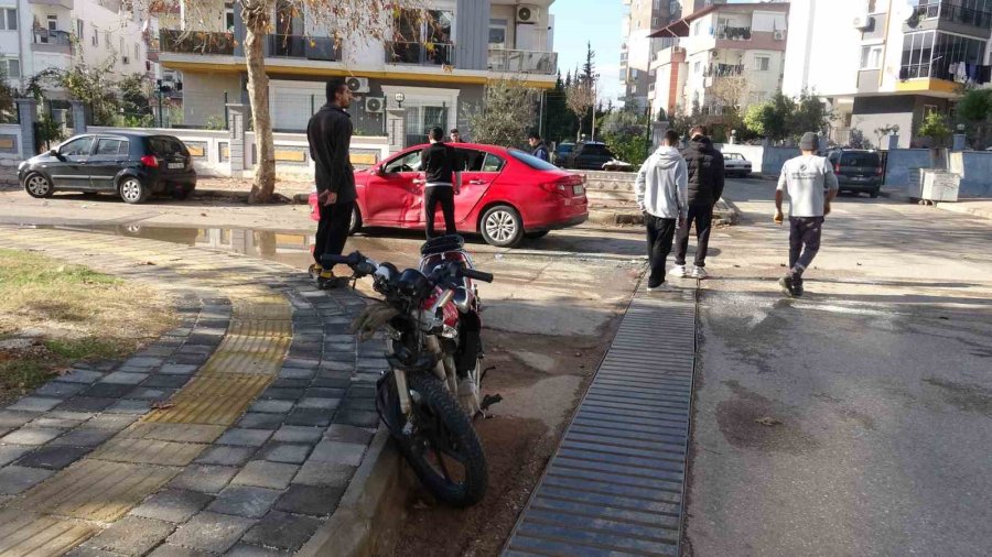 17 Yaşındaki Ehliyetsiz Motosiklet Sürücüsü Ölümden Döndü