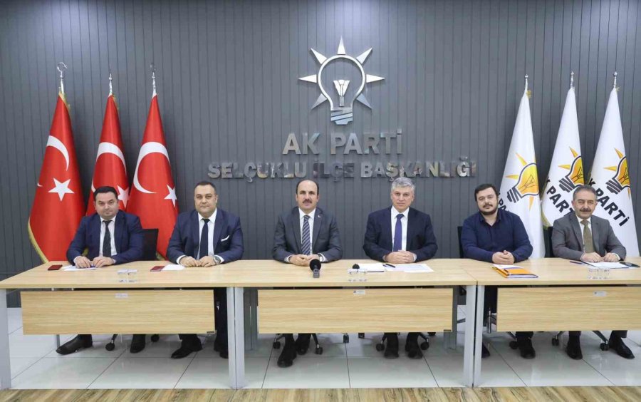 Başkan Altay, Ak Parti Selçuklu, Karatay, Meram Teşkilatlarıyla Buluştu