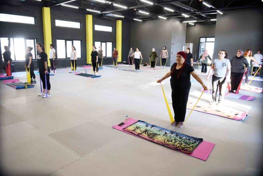 Kepezlilerden Aerobik Ve Pilates Kurslarına Büyük İlgi