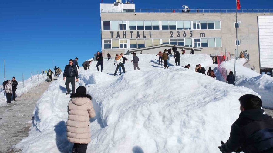 Üniversite Sınavına Hazırlanan Öğrenciler, Teleferikle Stres Attı