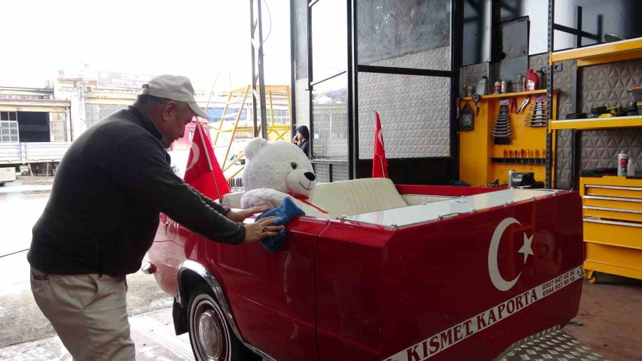 Çok Sevdiği Murat 124’üne Ortadan Kestiği Başka Murat 124’ten Römork Yaptı