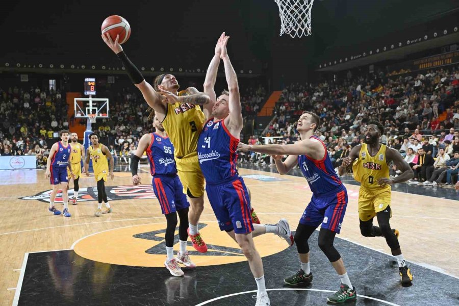 Türkiye Basketbol Süper Ligi: Mersin Spor Kulübü: 74 - Bahçeşehir Koleji: 73