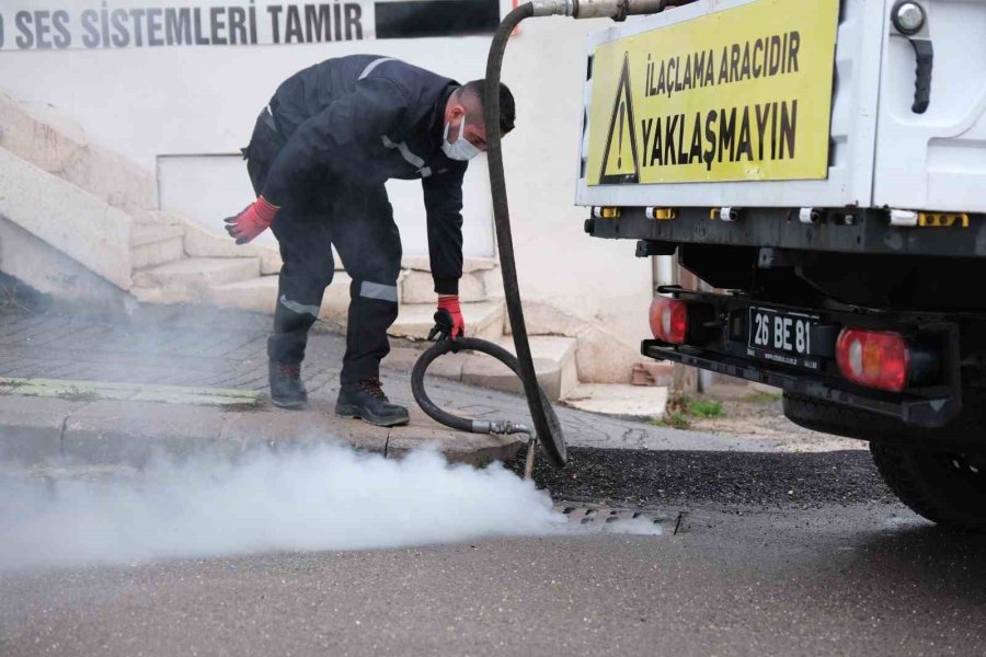 Odunpazarı’nda Rögar Ve Kanalizasyonlarda Kışlak Mücadele