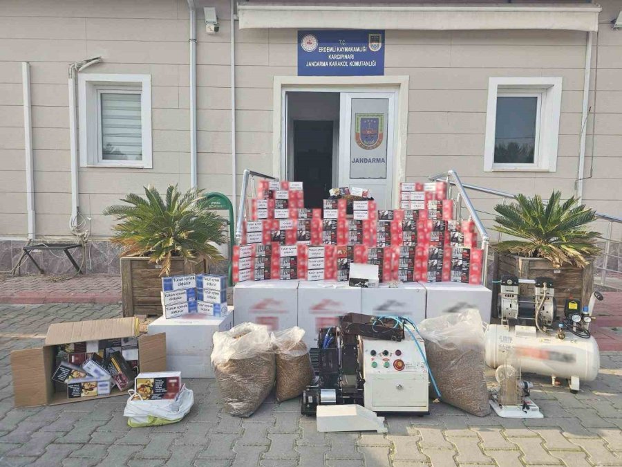 Mersin’de Evi Sigara Dolum Tesisine Çeviren 3 Şüpheli Yakalandı