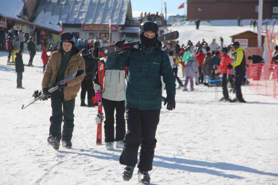 Erciyes’te Sömestir Yoğunluğu