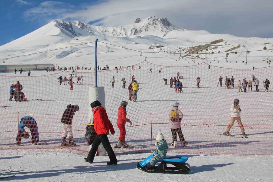 Erciyes’te Sömestir Yoğunluğu