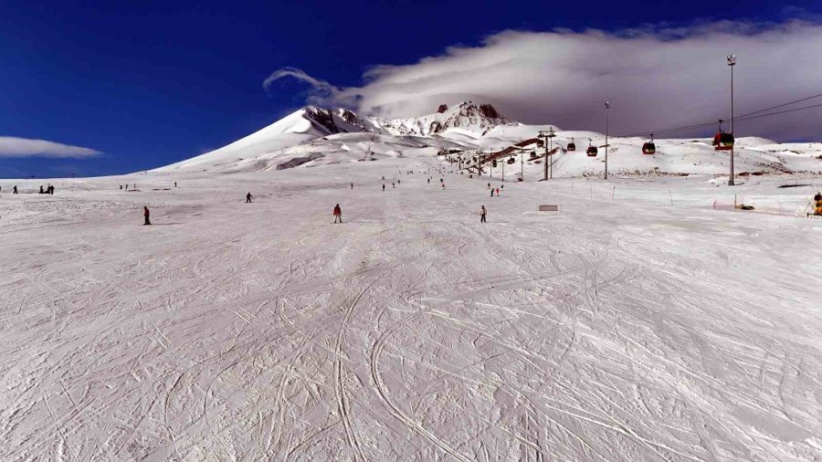 Erciyes’te Sömestir Yoğunluğu