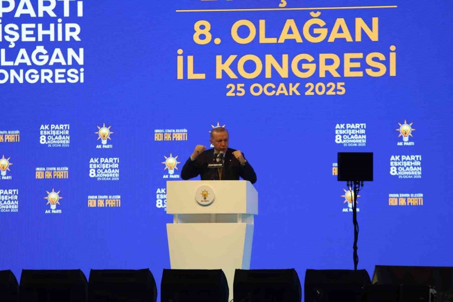 Cumhurbaşkanı Erdoğan: "eskişehir’i Fetret Devrinden Kurtaracağız"