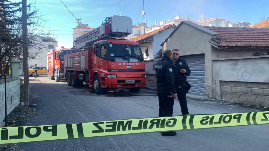 Şehit Ailesine Ait Evde Çıkan Yangın Büyümeden Söndürüldü