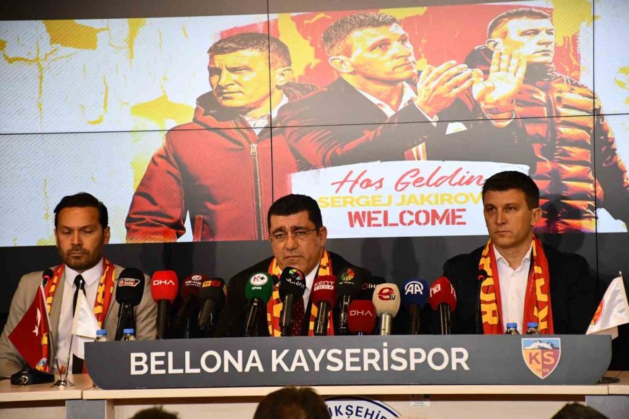 Kayserispor, Sergej Jakirovic İle 1.5 Yıllık Sözleşme İmzaladı