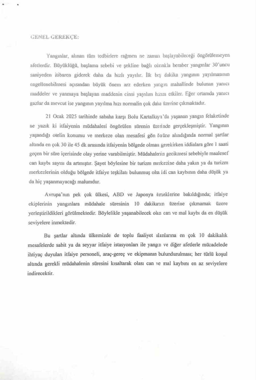 Mhp’li Özdemir’den Kartalkaya Faciasının Ardından Yeni Kanun Teklifi