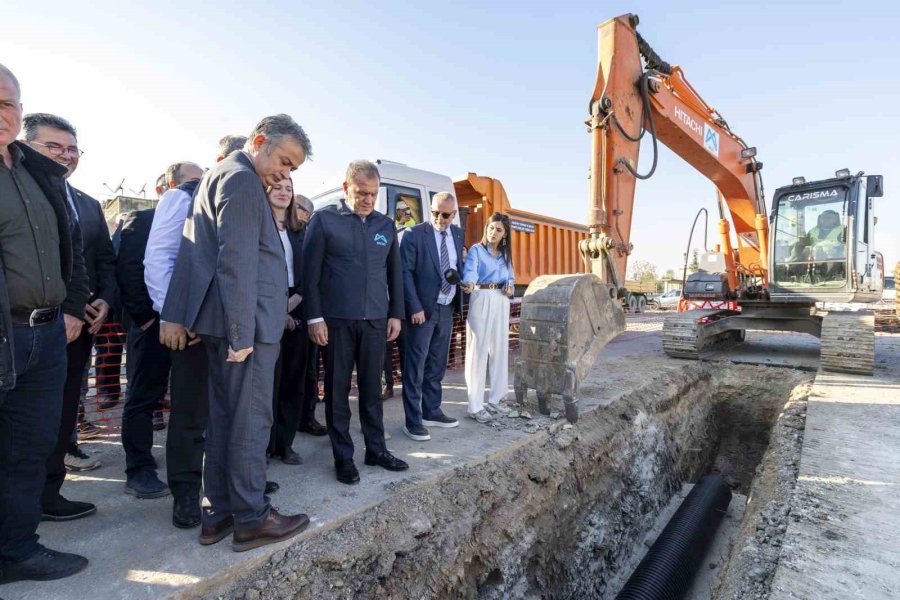 Mersin’de Ab Destekli Kanalizasyon Projesinin Temeli Atıldı