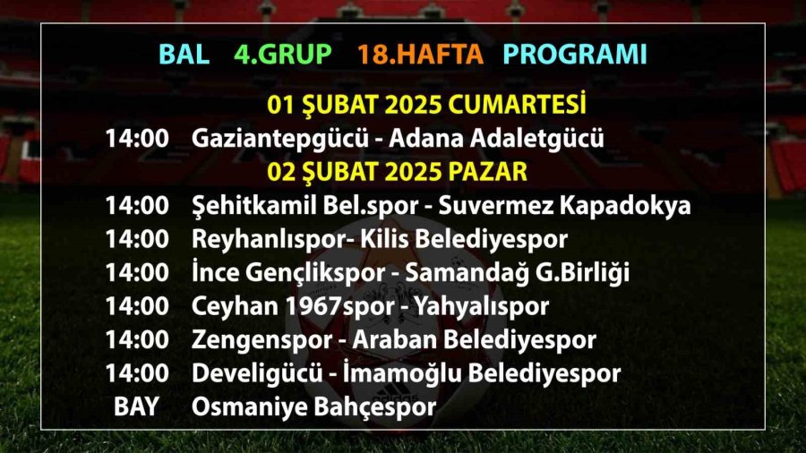 Bal’da Develigücü Sahasında, Yahyalıspor Deplasmanda