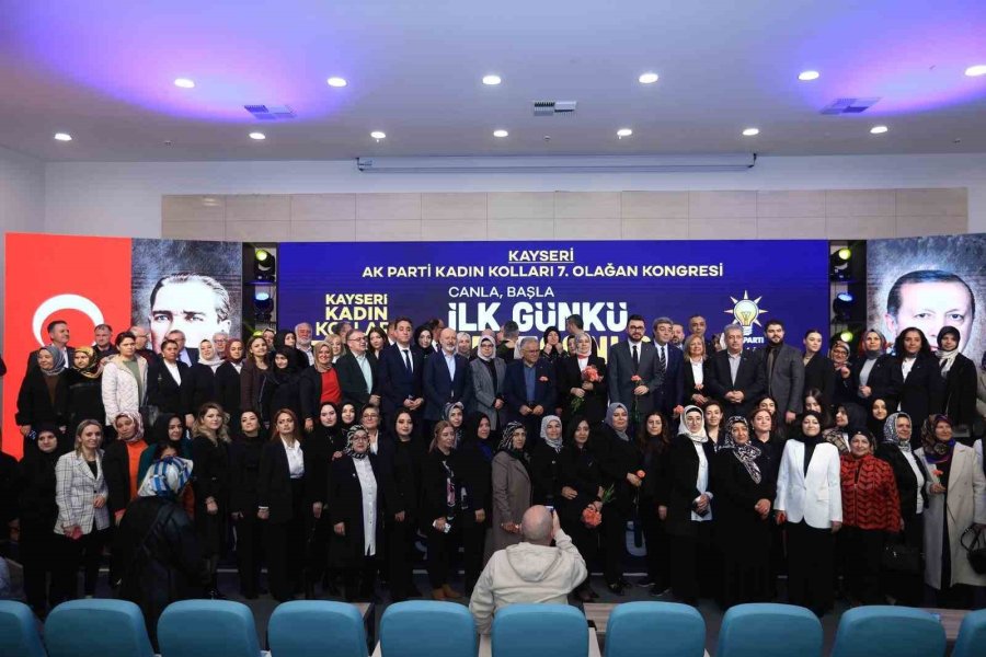 Ak Parti 7’nci Olağan İl Kadın Kolları Kongresi Yapıldı