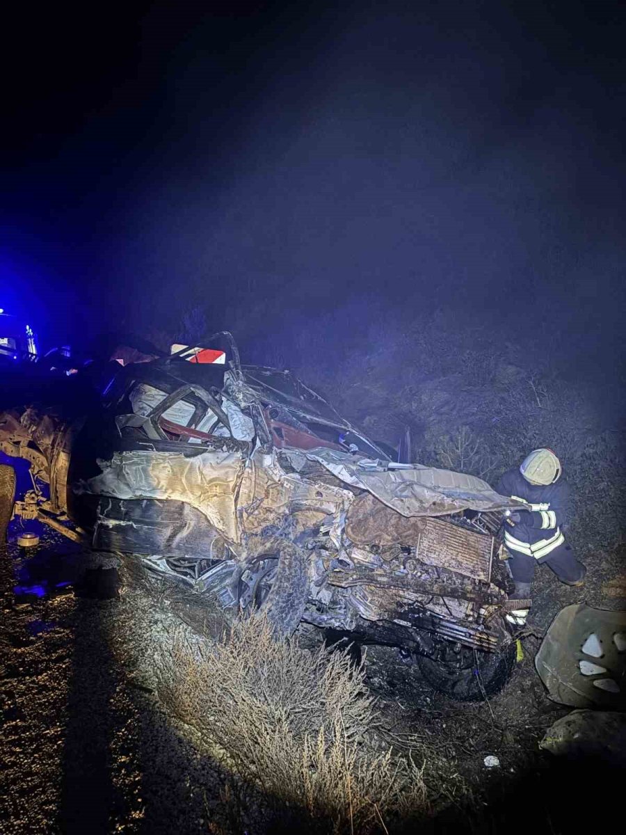 Konya’da Kamyonet Takla Attı: 1 Ölü