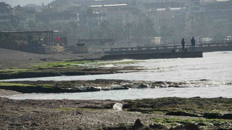 Alanya’da Deniz Suyu 7-8 Metre Çekildi