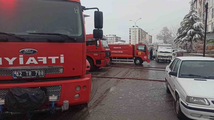 Konya’da Sobayı Tinerle Yakan Kişi Yaralandı