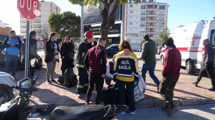 Yaralının Üşümemesi İçin Battaniye İle Sardılar