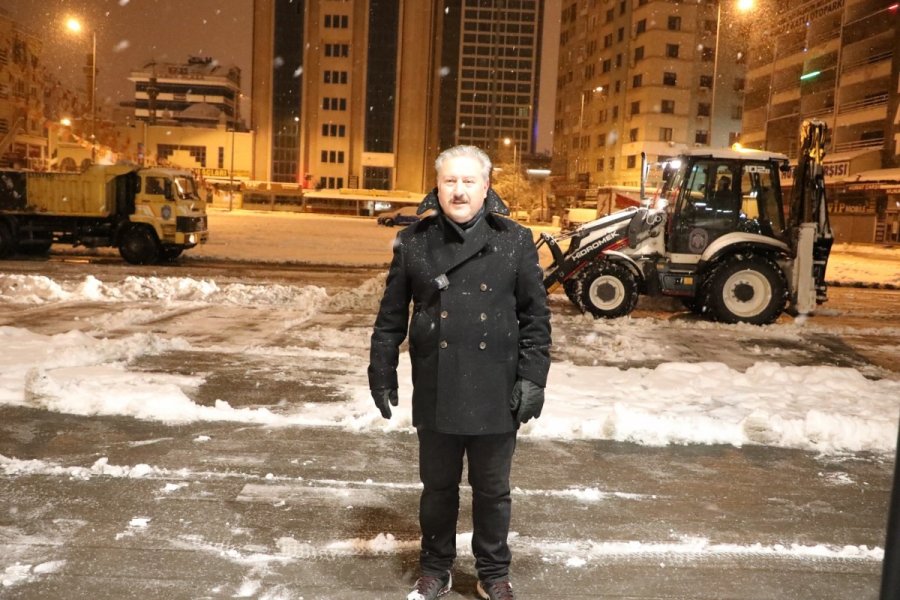 Melikgazi, Güvenli Ulaşım İçin Gece Gündüz Görev Başında