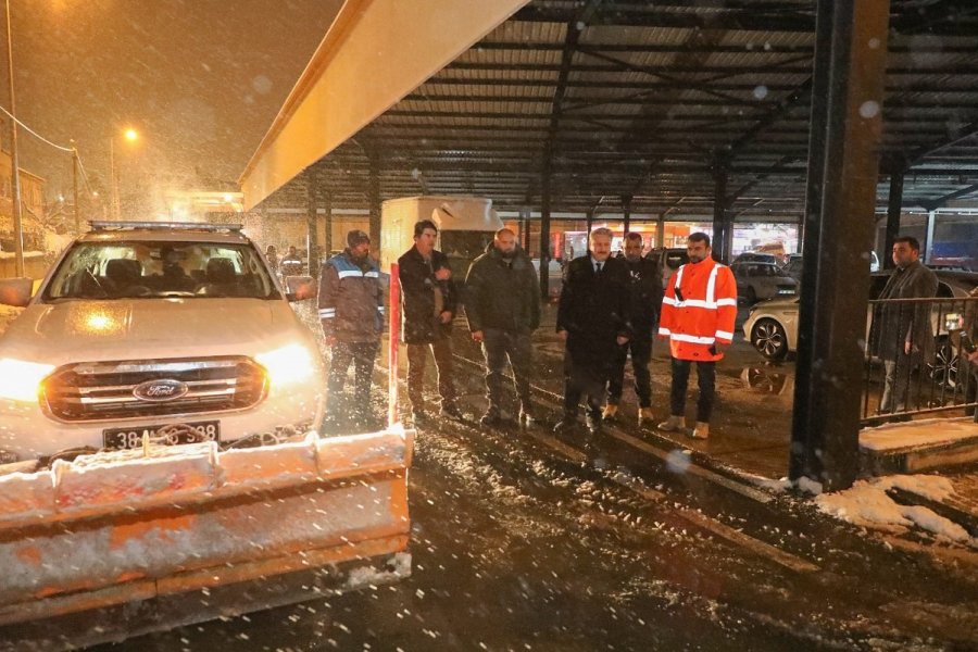 Melikgazi, Güvenli Ulaşım İçin Gece Gündüz Görev Başında