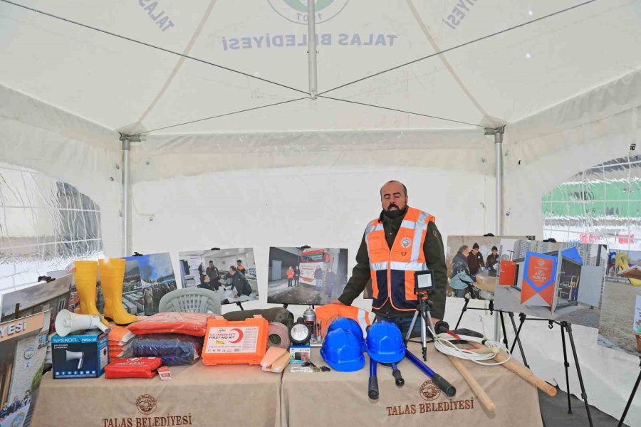 Talas Belediyesi’nden Deprem Farkındalığı