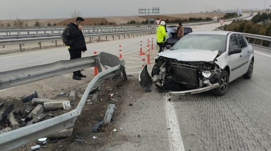 Konya’da Trafik Kazası: 1 Yaralı