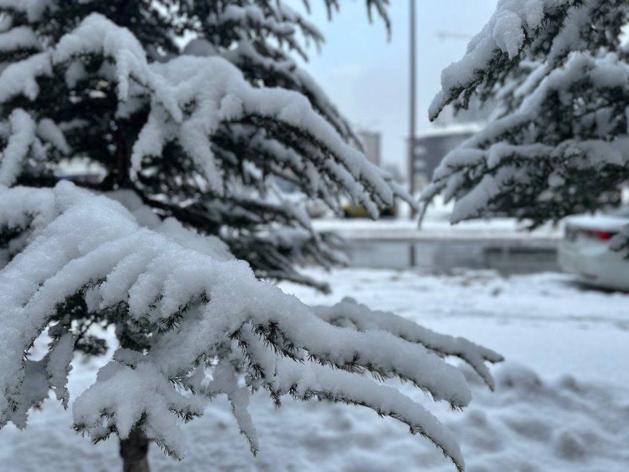 Kayseri’ye Lapa Lapa Kar Yağdı