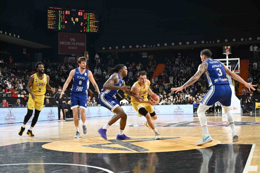 Basketbol Erkekler Türkiye Kupası: Mersin Spor: 101 - Tofaş: 95