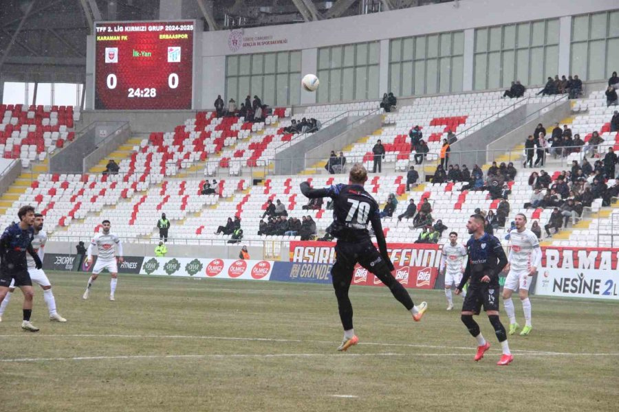 Tff 2. Lig: Karaman Fk: 0 - Erbaaspor: 0