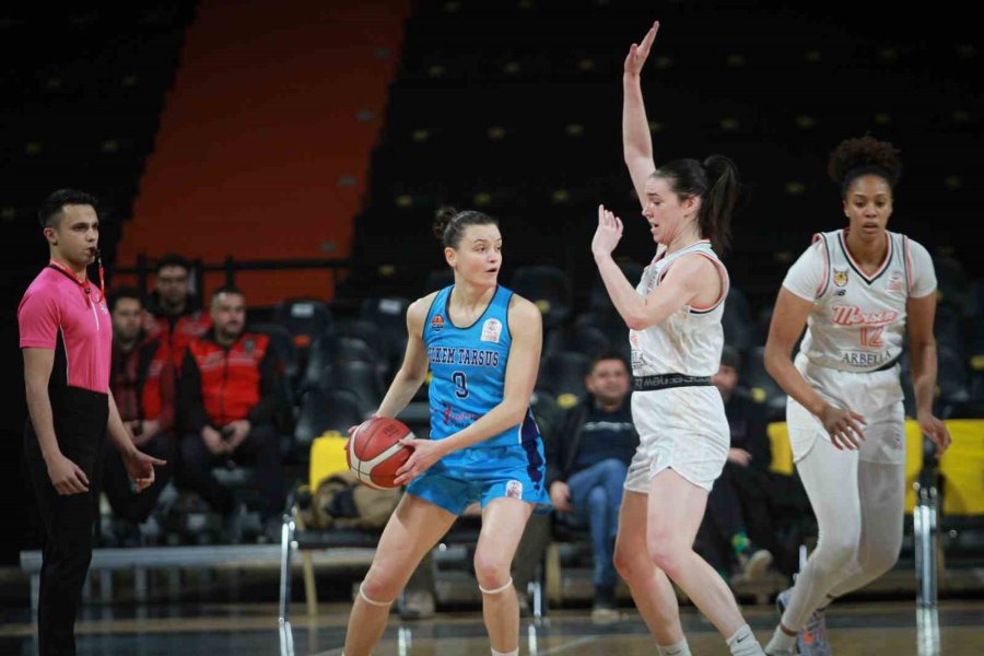 Türkiye Kadınlar Basketbol Süper Ligi: Çbk Mersin: 77 - Tarsus Spor: 66