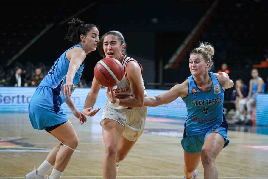 Türkiye Kadınlar Basketbol Süper Ligi: Çbk Mersin: 77 - Tarsus Spor: 66